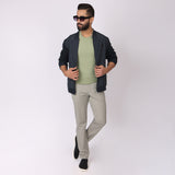 Slim Fit Jeans 2.0 – Light Pastel Green | Super Stretch & Lightweight