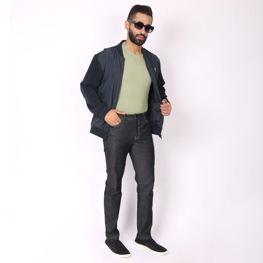 Slim Fit Grey-Black Jeans 2.0 – Super Stretch & Lightweight