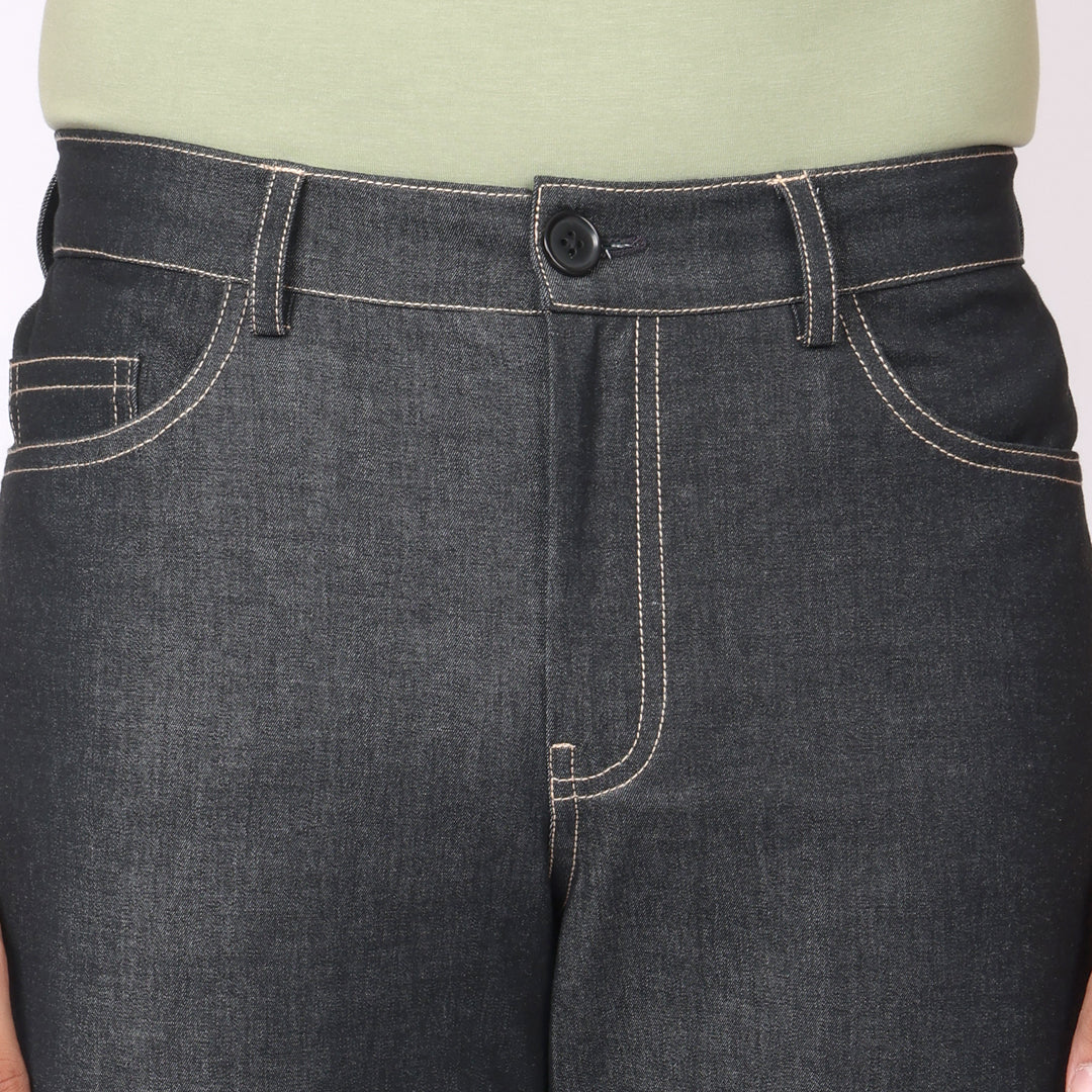 Slim Fit Grey-Black Jeans 2.0 – Super Stretch & Lightweight