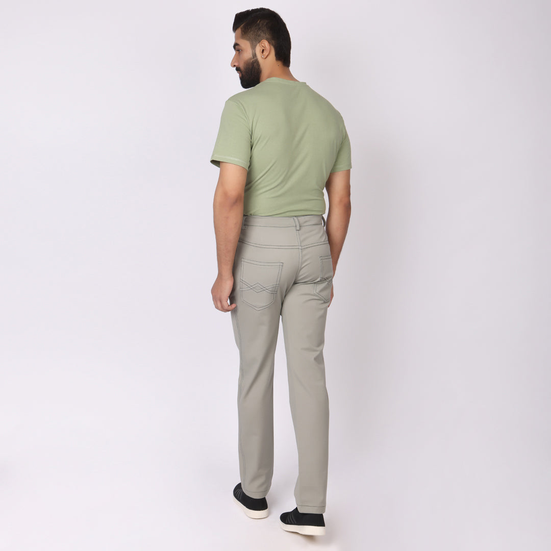 Slim Fit Jeans 2.0 – Light Pastel Green | Super Stretch & Lightweight