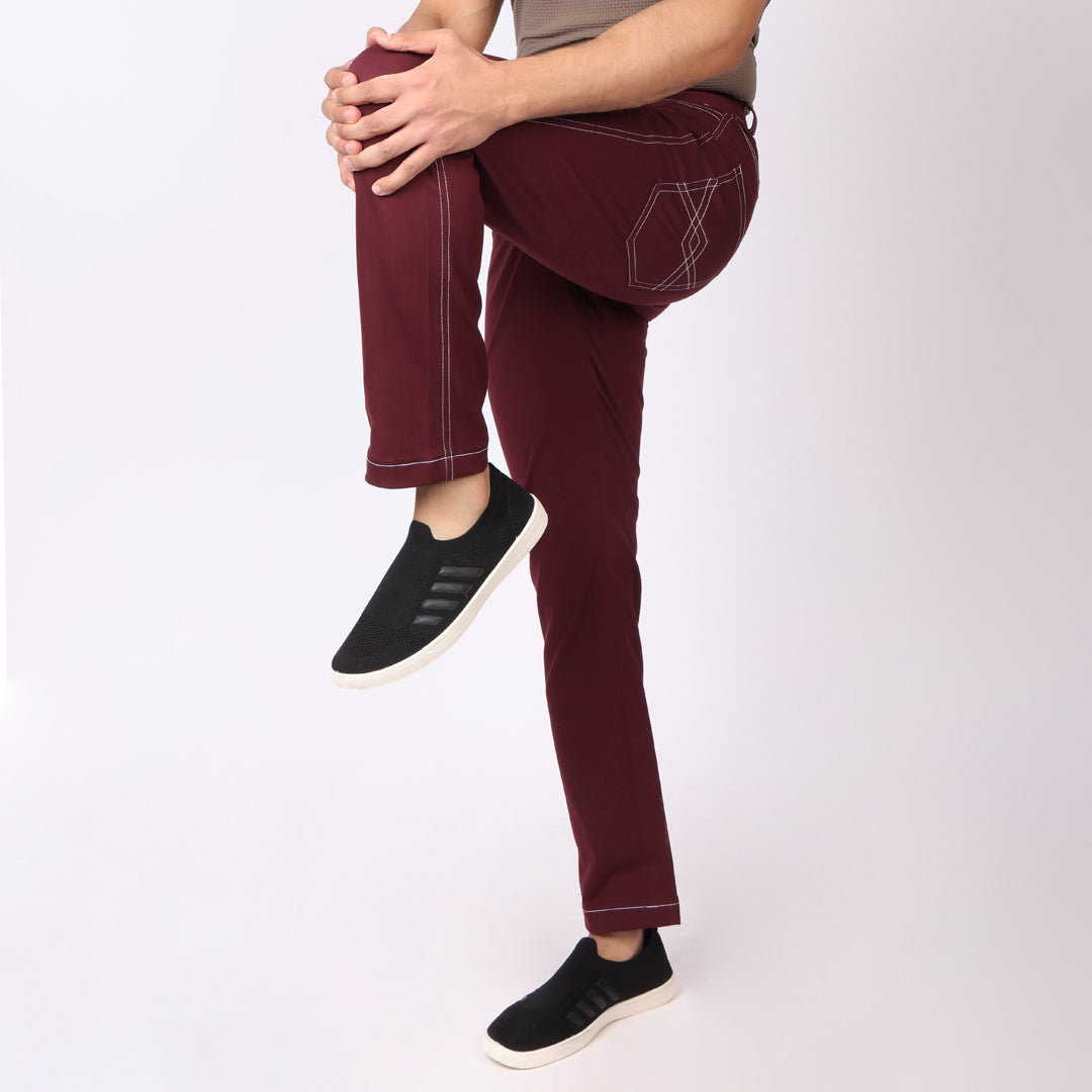 Burgundy Jeans 2.0 – Slim Fit | Super Stretch | Lightweight
