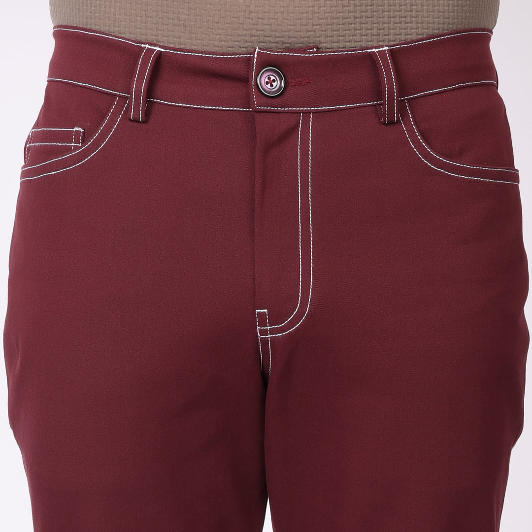 Burgundy Jeans 2.0 – Slim Fit | Super Stretch | Lightweight