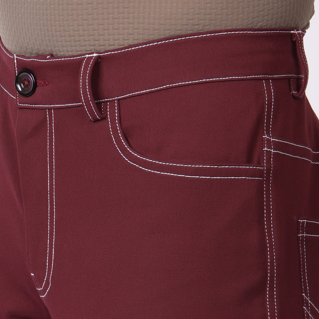 Burgundy Jeans 2.0 – Slim Fit | Super Stretch | Lightweight