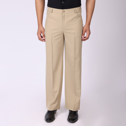 Khaki Korean Style Pants – Stretch & Relaxed Fit