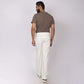 Off-White Korean Pants – Stretch & Relaxed Fit