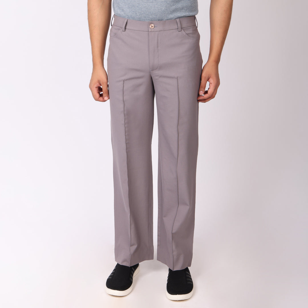 Mauve Korean Style Pants – Stretch & Relaxed Fit