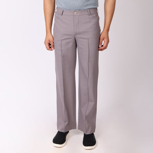 Mauve Korean Style Pants – Stretch & Relaxed Fit