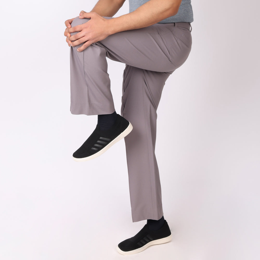 Mauve Korean Style Pants – Stretch & Relaxed Fit