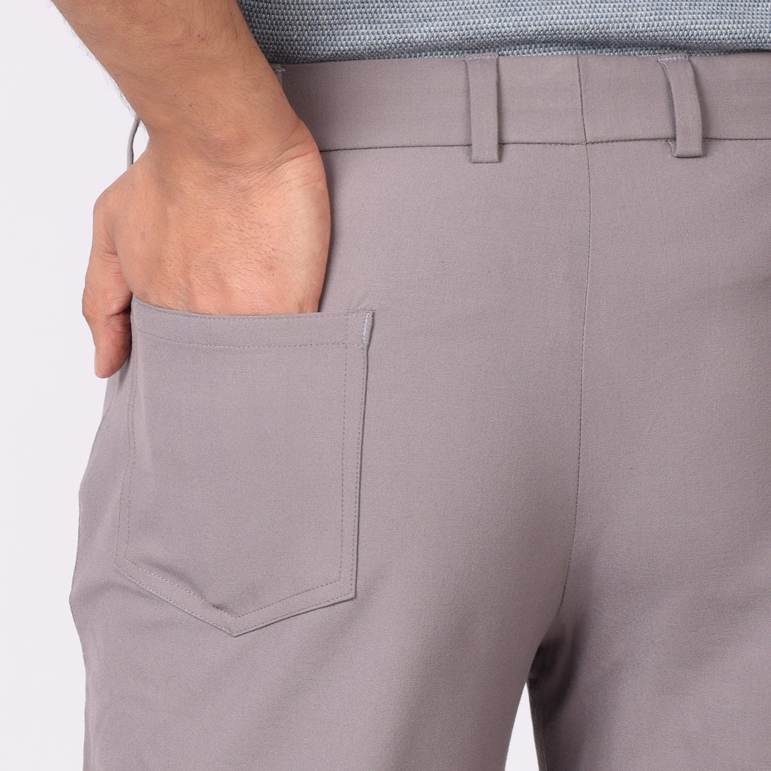 Mauve Korean Style Pants – Stretch & Relaxed Fit