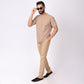Khaki Power Stretch Chinos – Slim Fit with Extension Waistband