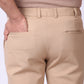 Khaki Power Stretch Chinos – Slim Fit with Extension Waistband