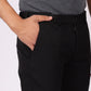 Everyday Black Power Stretch Chinos – Slim Fit with Extension Waistband
