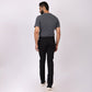 Everyday Black Power Stretch Chinos – Slim Fit with Extension Waistband