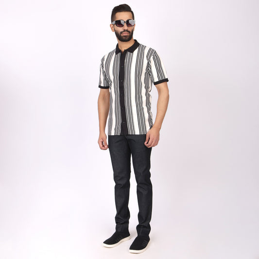 Blackish Grey Power Stretch Chinos – Slim Fit | Extension Waistband