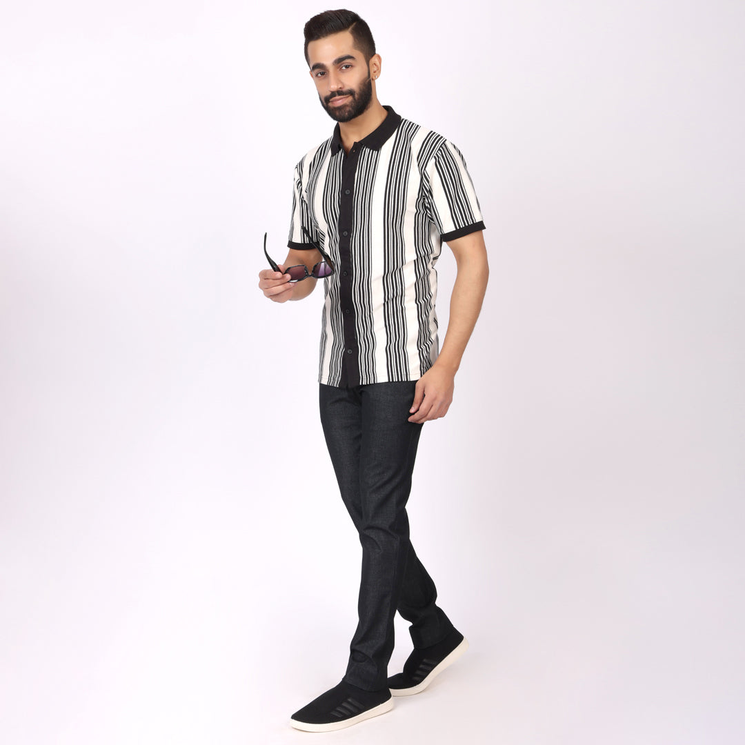 Blackish Grey Power Stretch Chinos – Slim Fit | Extension Waistband
