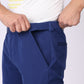 Indigo Blue Power Stretch Chinos – Slim Fit with Extension Waistband