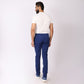 Indigo Blue Power Stretch Chinos – Slim Fit with Extension Waistband