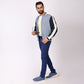 Indigo Blue Power Stretch Chinos – Slim Fit with Extension Waistband