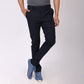Midnight Blue Power Stretch Chinos – Slim Fit with Extension Waistband