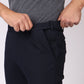 Midnight Blue Power Stretch Chinos – Slim Fit with Extension Waistband