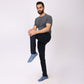 Midnight Blue Power Stretch Chinos – Slim Fit with Extension Waistband