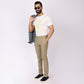 Essential Beige Power Stretch Chinos – Slim Fit with Extension Waistband