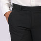 Essential Charcoal Grey Formal Pants – Slim Fit, Four-Way Stretch with Extension Waistband