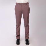 Light Purple Formal Pants – Slim Fit, Four-Way Stretch with Extension Waistband