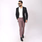 Light Purple Formal Pants – Slim Fit, Four-Way Stretch with Extension Waistband