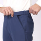 Essential Navy Formal Pants – Slim Fit, Four-Way Stretch with Extension Waistband