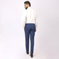Essential Navy Formal Pants – Slim Fit, Four-Way Stretch with Extension Waistband