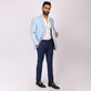 Essential Navy Formal Pants – Slim Fit, Four-Way Stretch with Extension Waistband