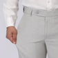 Aqua Linen Formal Pants – Slim Fit, Light Stretch with Extension Waistband