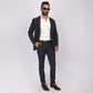 Essential Midnight Blue Formal Pants – Slim Fit, Four-Way Stretch with Extension Waistband