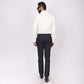 Essential Midnight Blue Formal Pants – Slim Fit, Four-Way Stretch with Extension Waistband