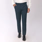 Evening Teal Formal Pants – Slim Fit, Four-Way Stretch with Extension Waistband