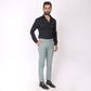 Sea Green Formal Pants – Slim Fit | 4-Way Stretch with Extension Waistban