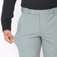 Sea Green Formal Pants – Slim Fit | 4-Way Stretch with Extension Waistban
