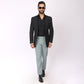 Sea Green Formal Pants – Slim Fit | 4-Way Stretch with Extension Waistban