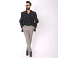 Dusty Mauve Formal Pants – Slim Fit | 4-Way Stretch with Extension Waistband