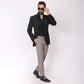 Dusty Mauve Formal Pants – Slim Fit | 4-Way Stretch with Extension Waistband