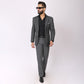 Essential Steel Grey Formal Pants – Regular Fit | 4-Way Stretch with Extension Waistband