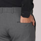 Essential Steel Grey Formal Pants – Regular Fit | 4-Way Stretch with Extension Waistband