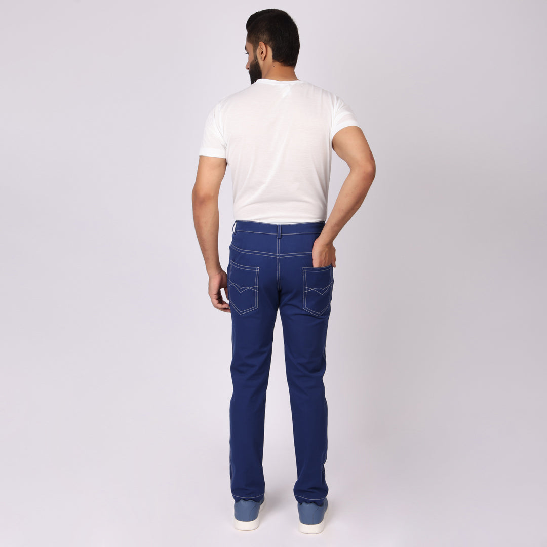 Jeans 2.0 – Indigo Blue | Slim Fit, Super Stretch, Lightweight