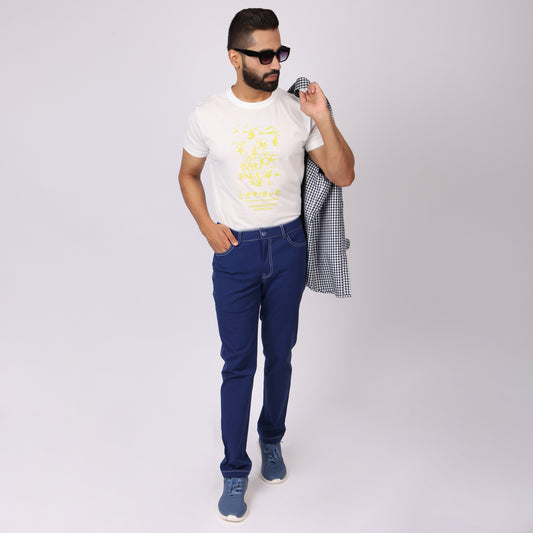 Jeans 2.0 – Indigo Blue | Slim Fit, Super Stretch, Lightweight