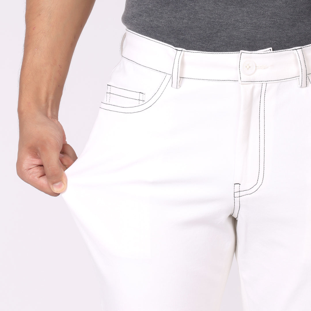 Jeans 2.0 – White | Slim Fit, Super Stretch, Lightweight