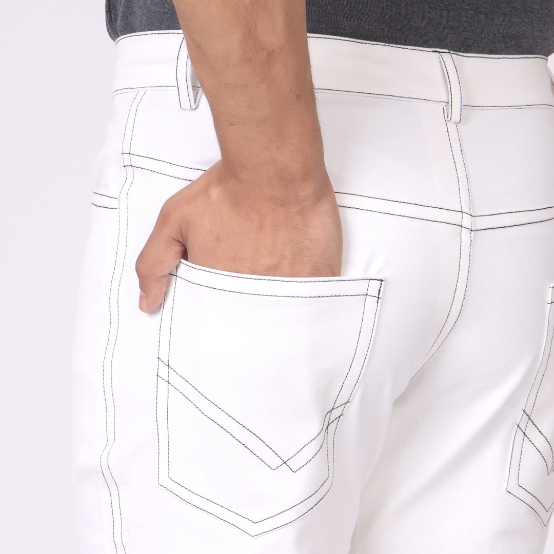 Jeans 2.0 – White | Slim Fit, Super Stretch, Lightweight