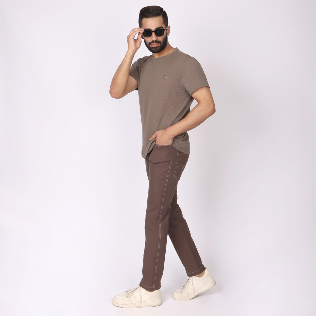 Jeans 2.0 – Chocolate Brown | Slim Fit, Super Stretch, Lightweight