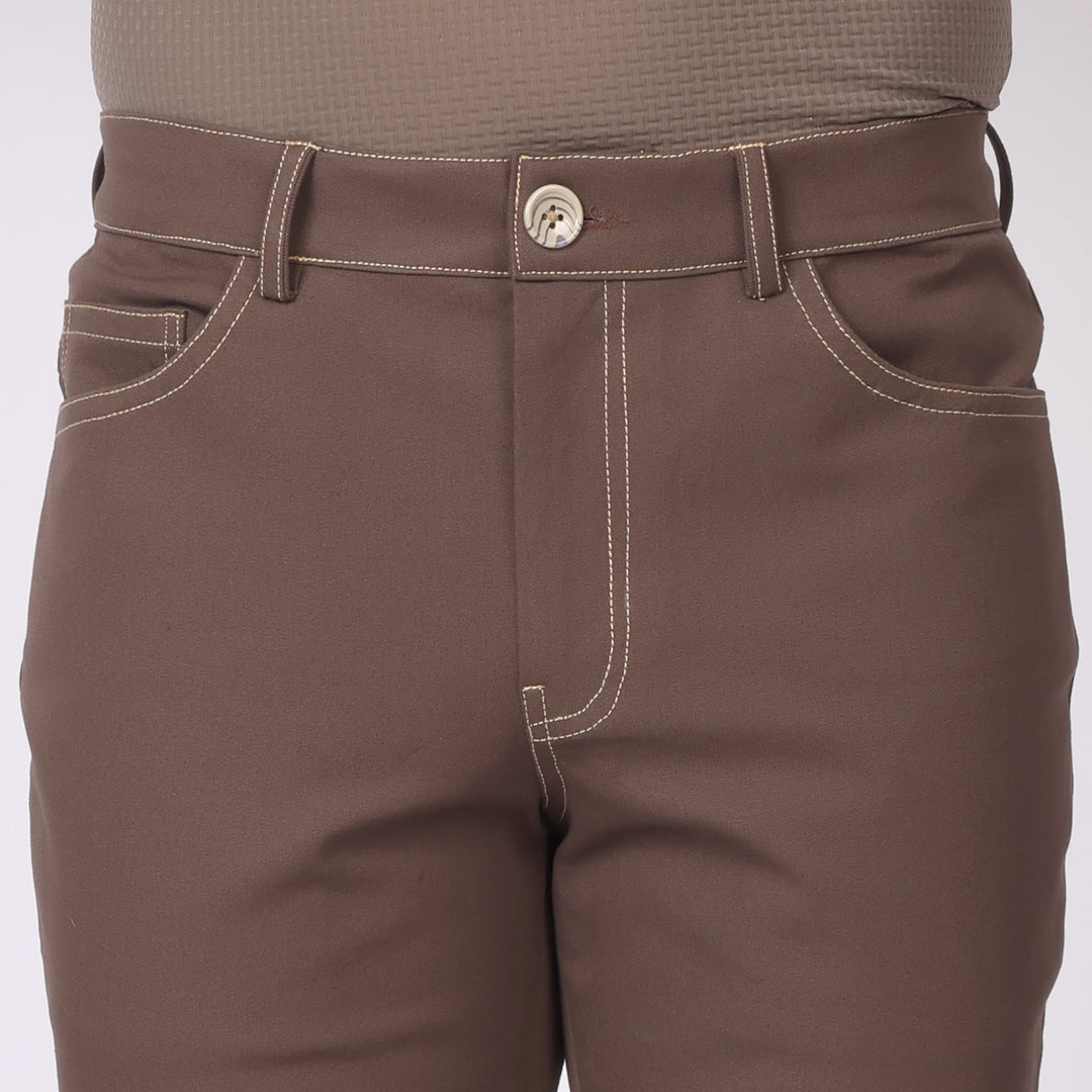 Jeans 2.0 – Chocolate Brown | Slim Fit, Super Stretch, Lightweight