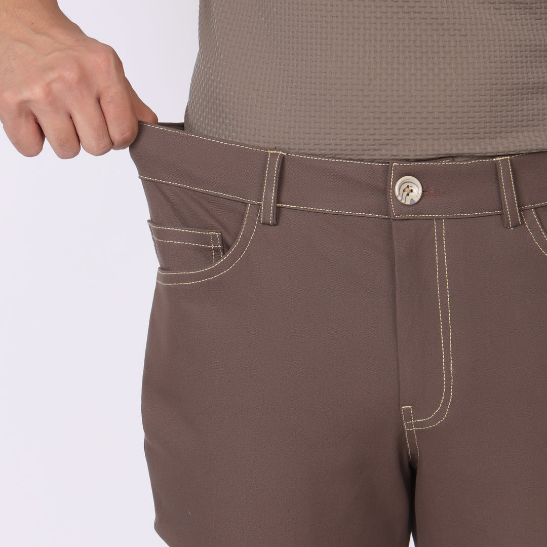 Jeans 2.0 – Chocolate Brown | Slim Fit, Super Stretch, Lightweight
